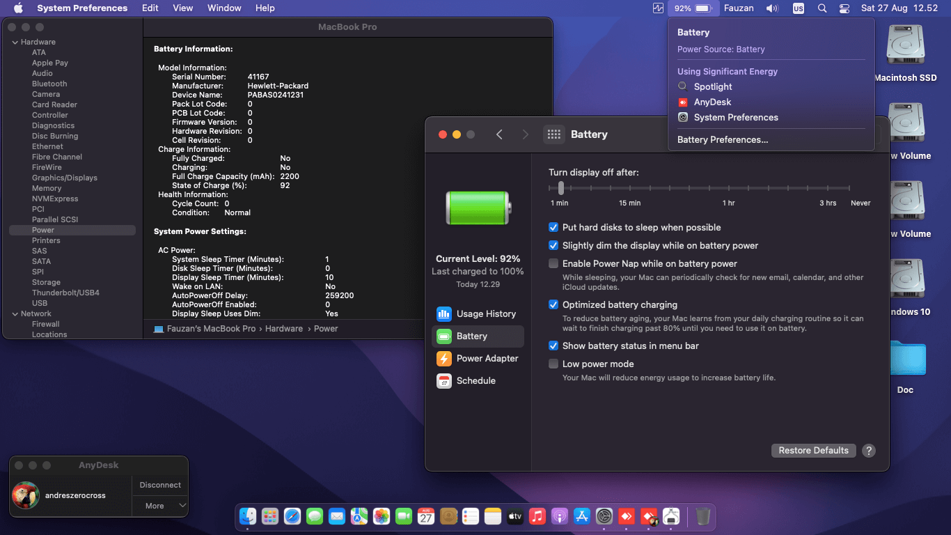 HP 15 AY103DX [KabyLake   Intel HD 620 + I2C + Touchscreen]   OpenCore 8